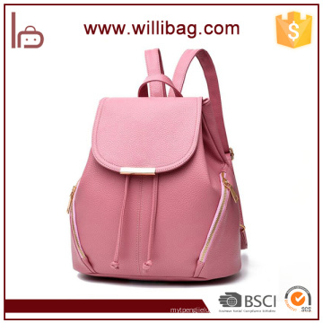 Venta al por mayor Quality Fashion 2016 Woman Backpacks Shopping Lady Bags